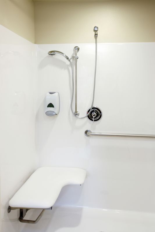 Compact Shower with Bench